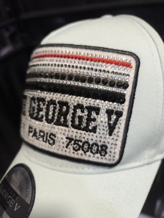 Gorra George V Paris con pedrería