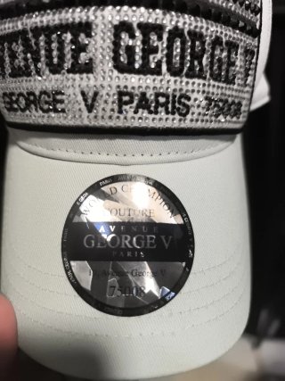 Gorra George V Paris con pedrería