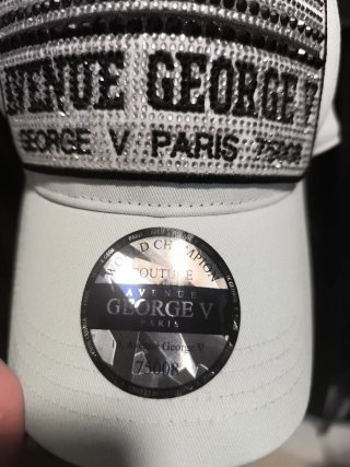 Gorra George V Paris con pedrería