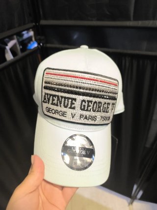Gorra George V Paris con pedrería