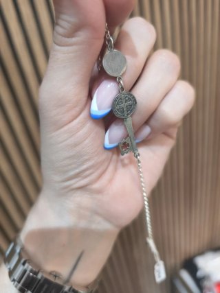 Pulsera san judas tadeo con llave san benito