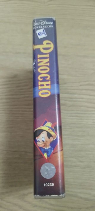 VHS Pinocho Disney Clásicos Español