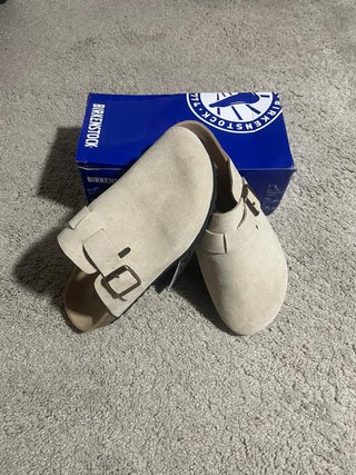 Birkenstock Boston Beige