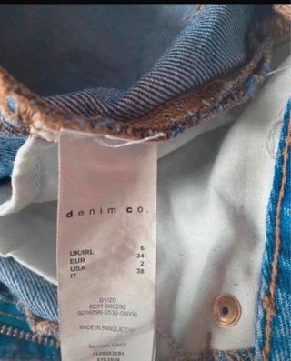 Shorts di jeans blu