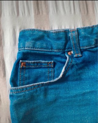 Shorts di jeans blu