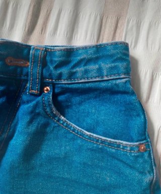 Shorts di jeans blu