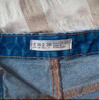Shorts di jeans blu