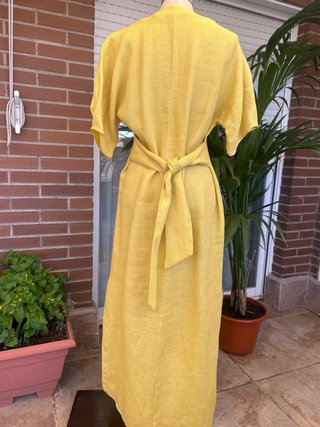 Vestido Massimo Dutti Amarillo