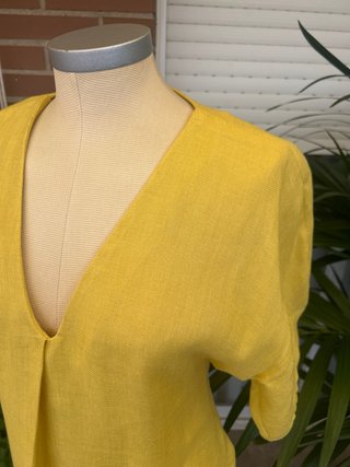 Vestido Massimo Dutti Amarillo