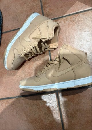 Scarpe Nike Dunk High Beige
