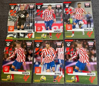 Lote atletico madrid megacracks 23/24 cromos