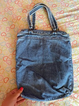 Bolso vaquero con flores