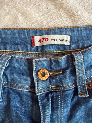 Levi’s 470 Straight Fit W29 L34 Vaqueros Mujer