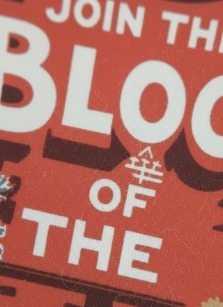 Camiseta Blood of the Month Club vampiro 50s retro