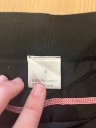 Pantaloni bici donna nero Taglia S