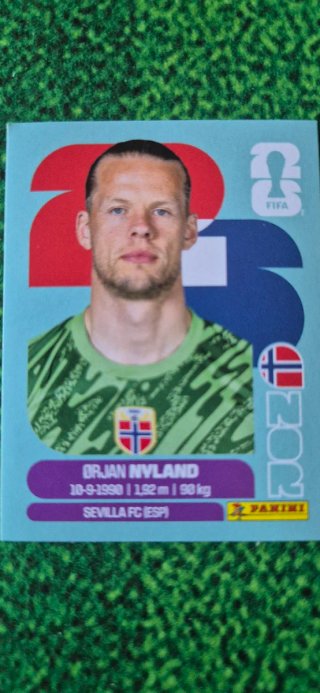 Cromos Mundial 2022 Orjan Nyland