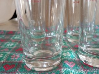 Set 6 Bicchieri Old Smuggler Whisky Dorati