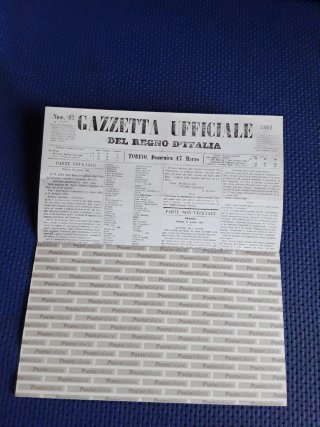 Libretto filatelico Quel magnifico biennio 1859-18
