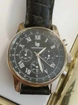 Reloj LIP Cronógrafo Negro