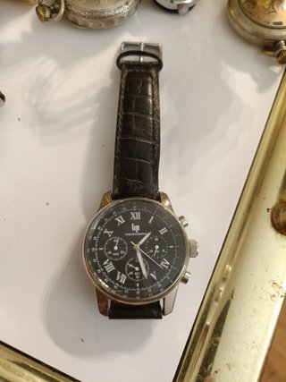 Reloj LIP Cronógrafo Negro