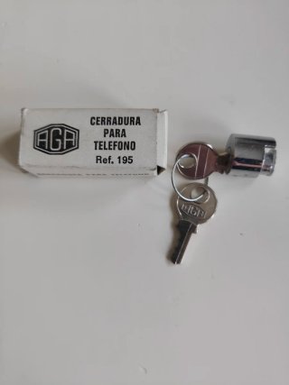 Candado teléfono antiguo.