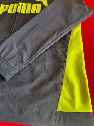 Chaqueta Puma Negra y Amarilla Flúor Talla L