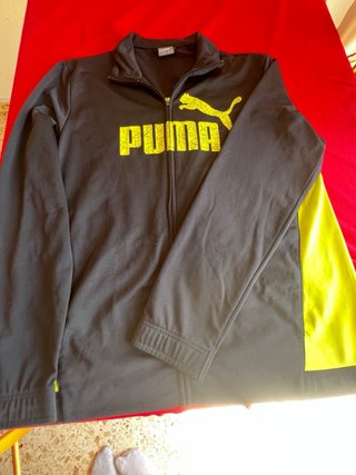 Chaqueta Puma Negra y Amarilla Flúor Talla L