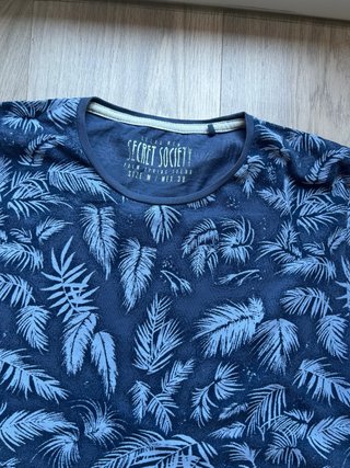 Camiseta de manga corta estampada para chico