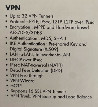 Router Dray Tek Vigor 2862 Firewall VDSL2