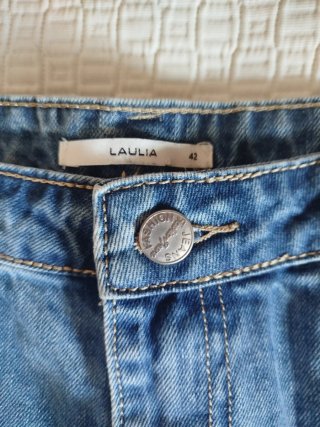 Vaqueros cortos mujer LAULIA desgastados talla XL