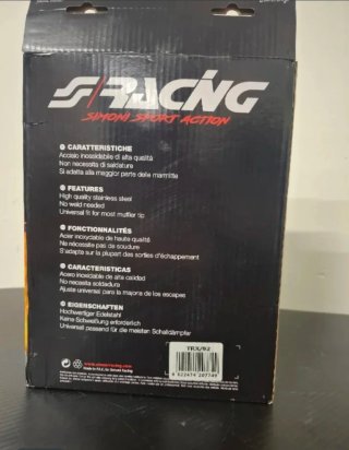 Simoni Racing Cola de Tubo de Escape Deportiva Dob