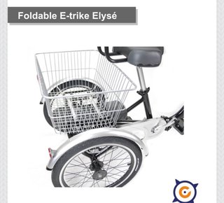 Triciclo Eléctrico Plegable Ciclotek Elyse