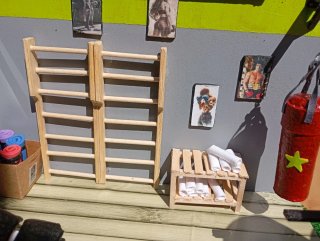 Maqueta Gimnasio Completo