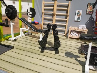 Maqueta Gimnasio Completo