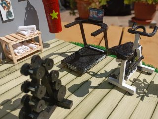 Maqueta Gimnasio Completo