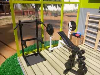 Maqueta Gimnasio Completo
