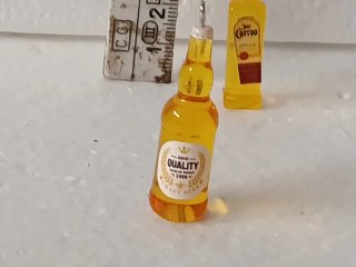 Miniatura bottiglie per casa delle bambole