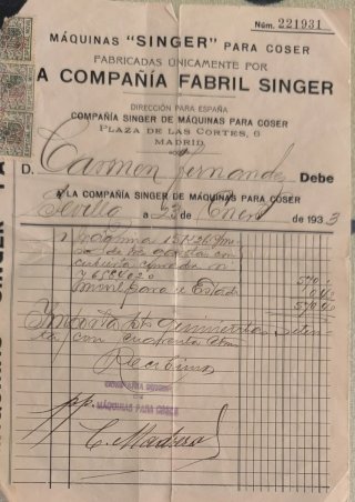 Máquina de coser Singer a pedal VINTAGE