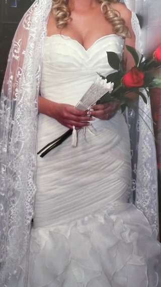 Vestido de NOVIA con volantes San Patrick