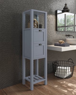 Columna de baño Azul