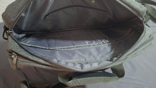 Maletín Mochila Portátil Gris