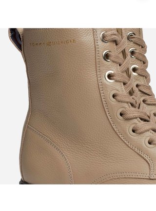 Botas Piel Tommy Hilfiger Beige T.38