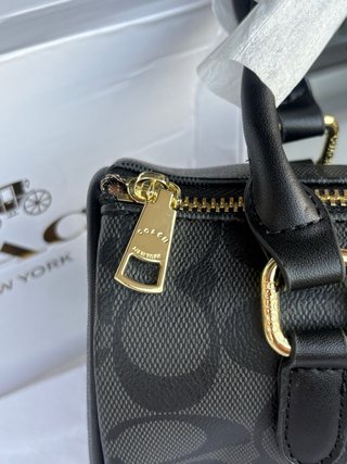 Bolso Coach Negro y Gris