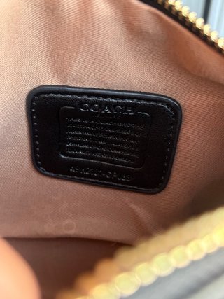 Bolso Coach Negro y Gris