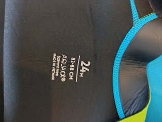 Neopreno niño Nabaiji azul y verde