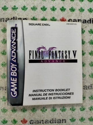 Final Fantasy V Game Boy Advance
