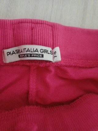 Pantaloni tuta rosa bimba