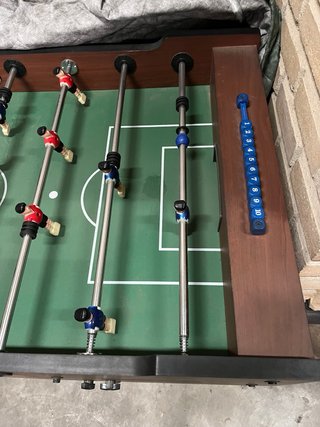 Futbolín de madera