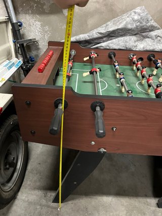Futbolín de madera