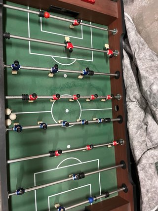 Futbolín de madera